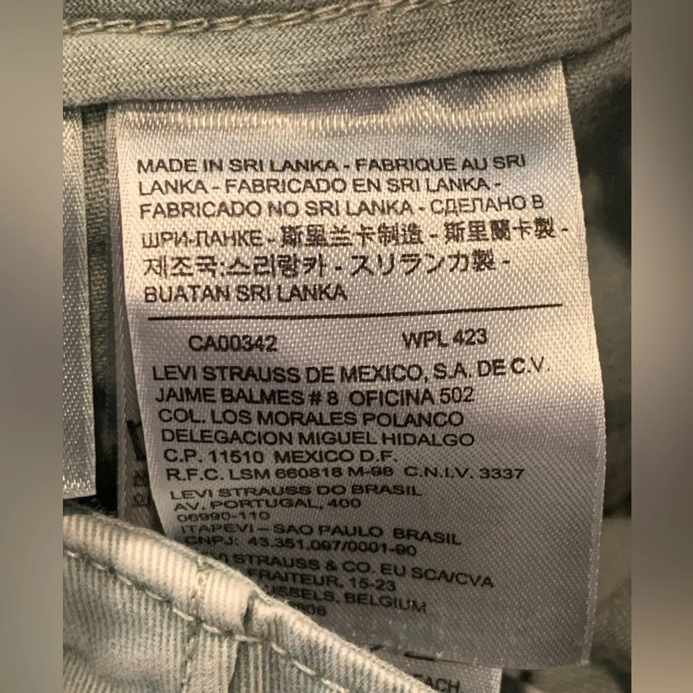 Levi's Light Green Men's Chino Shorts 36x10